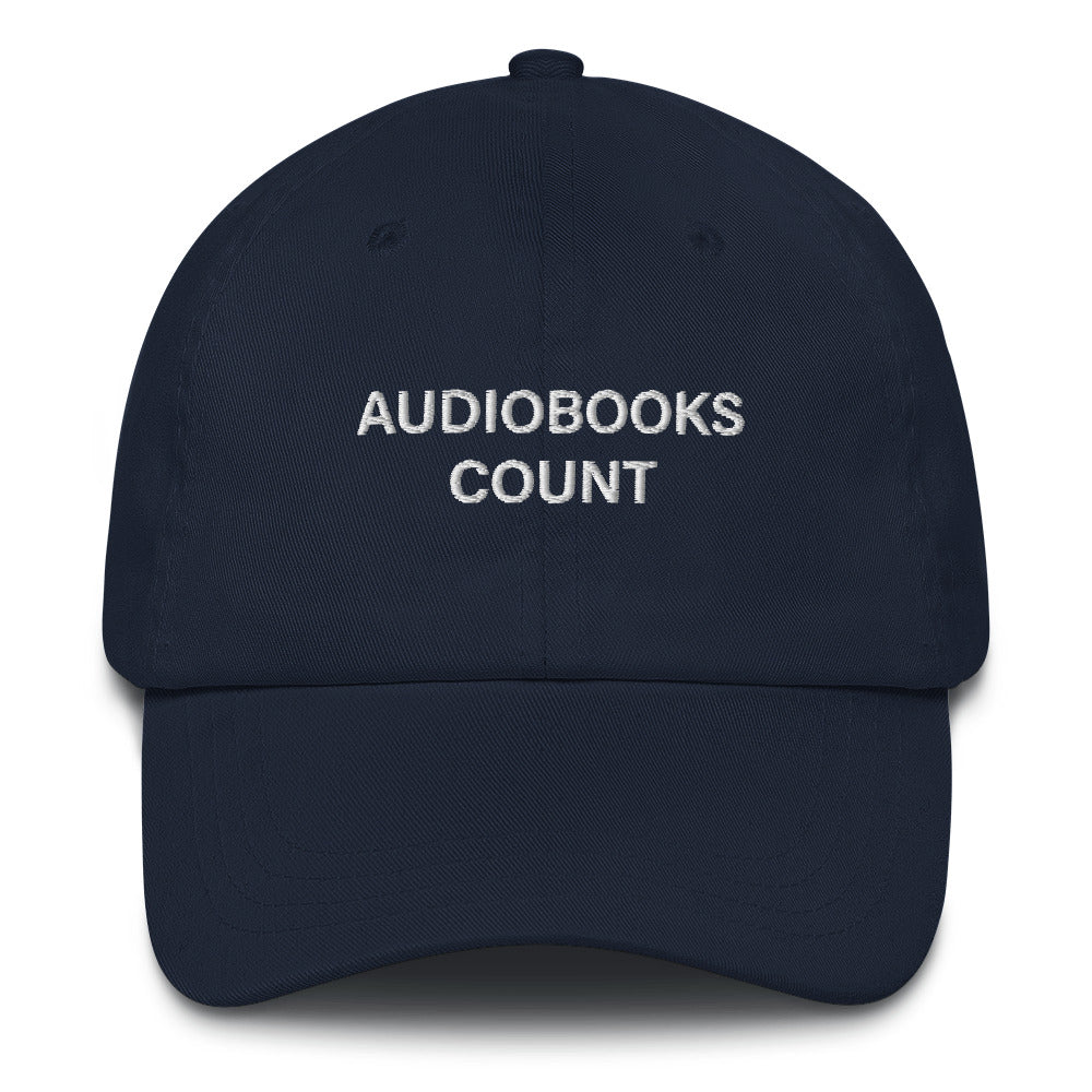 Audiobooks Count Dad Hat