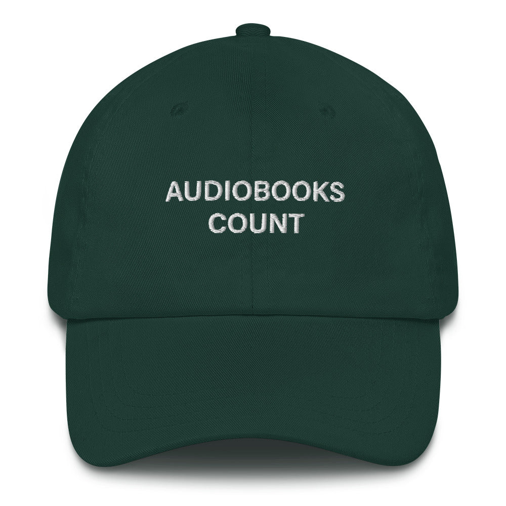 Audiobooks Count Dad Hat