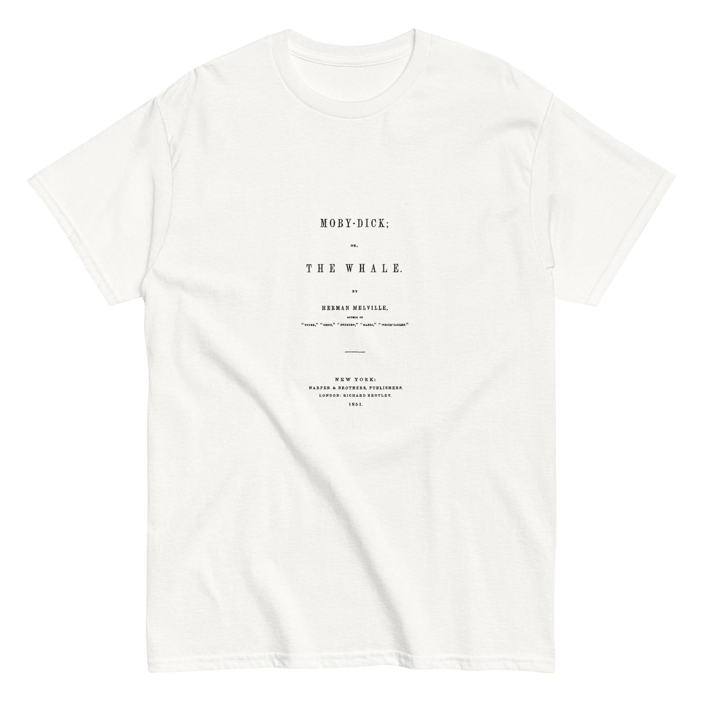 Moby-Dick First Edition Title Page Shirt
