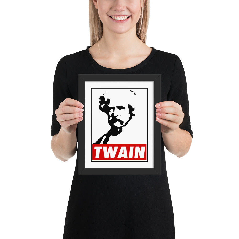 Mark Twain Framed Print